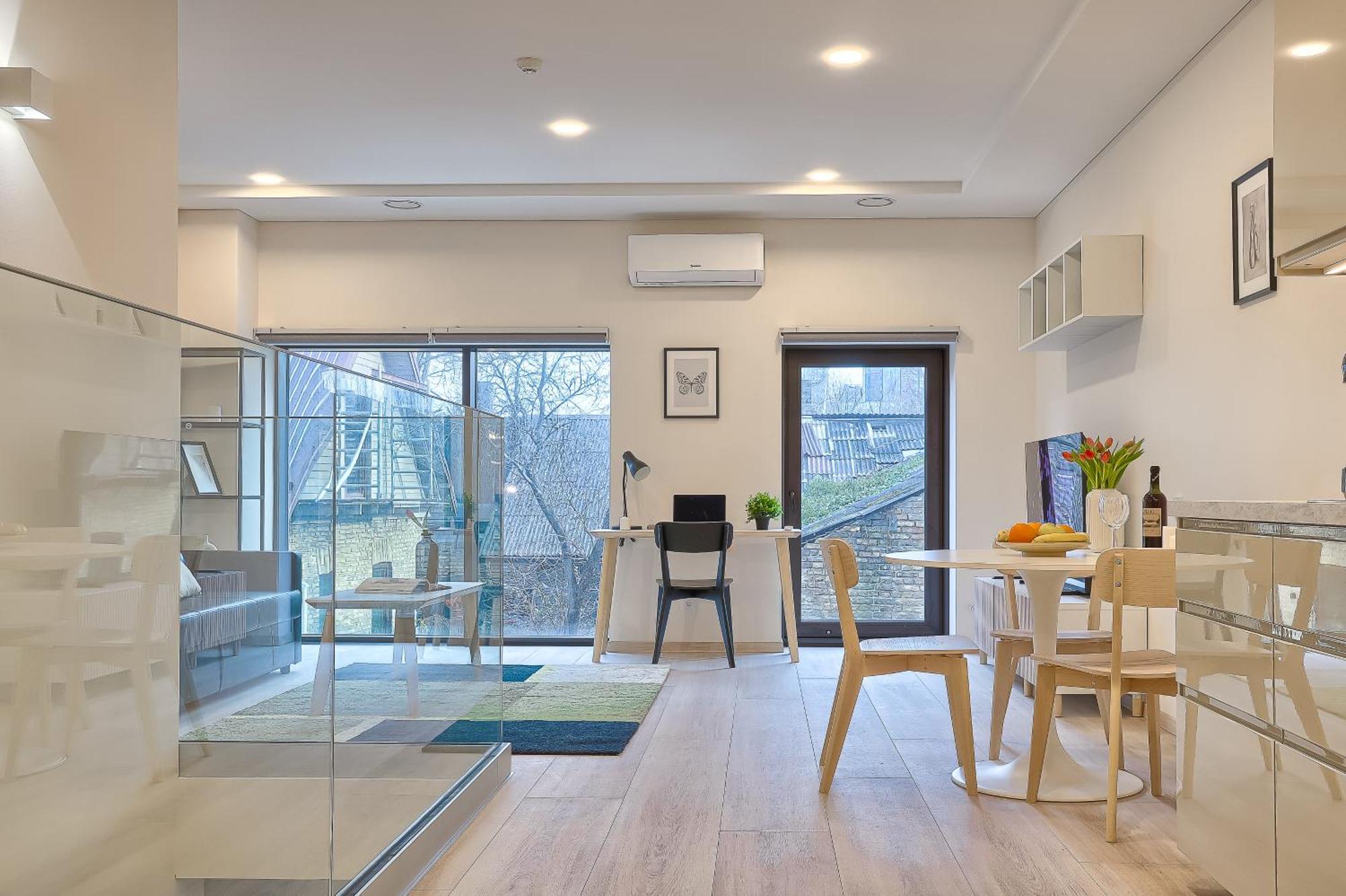 Business-Class Apartments 2 X Free Parking X Self Check In 24X7 فيلنيوس المظهر الخارجي الصورة